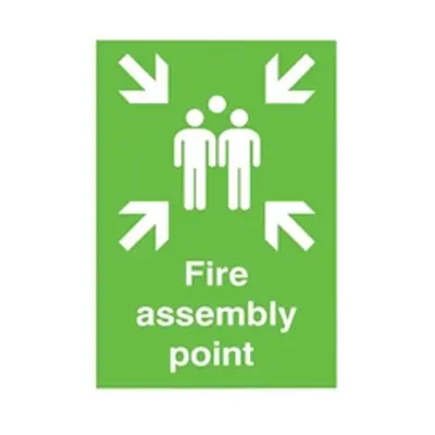 Safety Sign Fire Assembly Point A2 PVC