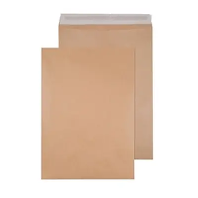 Q-Connect Envelopes 458x324mm Pocket Self Seal 135gsm Pk 125- KF71465