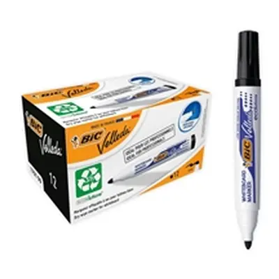 Bic Velleda 1701 Whiteboard Marker Bullet Tip Black (12 - 904937