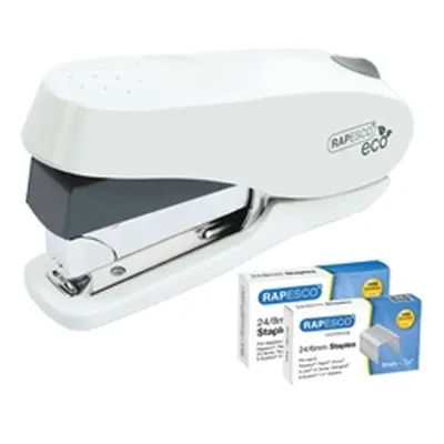 Rapesco ECO Luna Less Effort Stapler White 1467