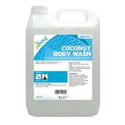 2Work Coconut Body Wash 5 Litre