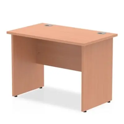 Impulse 1000/600 Rectangle Panel End Leg Desk Beech - MI001728