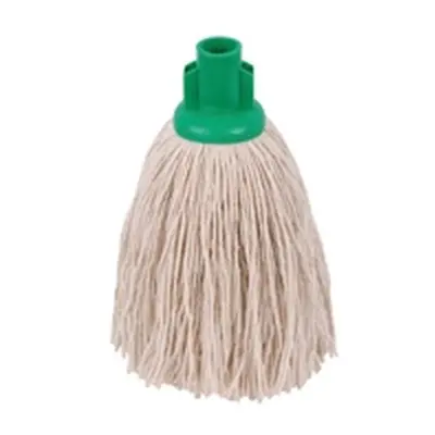 2Work 12oz Twine Rough Socket Mop Green (Pack of 10) 101851