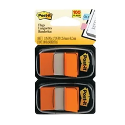 Post-it Index Tabs Dispenser with Orange Tabs (2 Pack) 680-O2EU