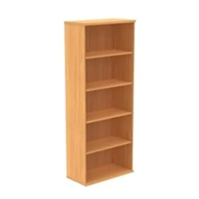 Bookcase 4 Shelf 1980 High Norwegian Beech