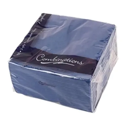 Combinations Napkin 330mm x 330mm Navy Blue (100 Pack) 3324NBCOM