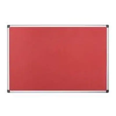 Bi-Office 900x600mm Red Felt Board