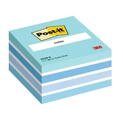 Post-it Notes Colour Cube 76 x 76mm Pastel Blue 2028B