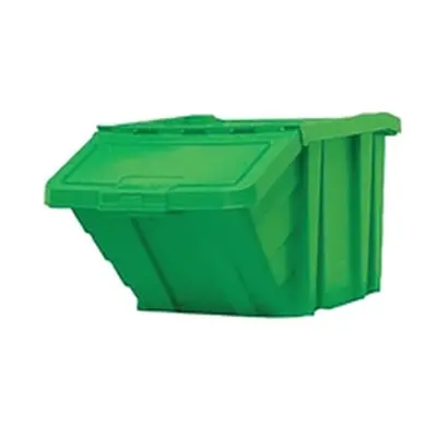 VFM Green Heavy Duty Storage Bin With Lid 359520