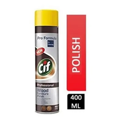 Cif Professional Wood Furniture Polish 400ml - PACK (6)