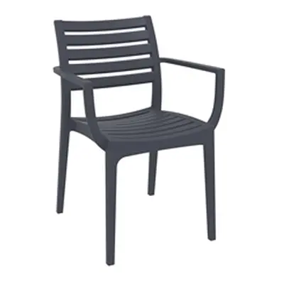 Artemis Arm Chair - Dark Grey