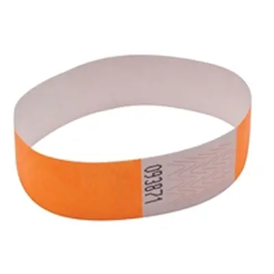 Announce Wrist Bands 19mm Orange (1000 Pack)