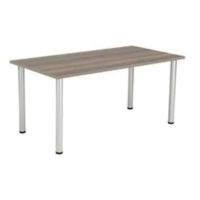 One Fraction Plus Rectangular Meeting Table - Grey Oak - OFPMT1680GO