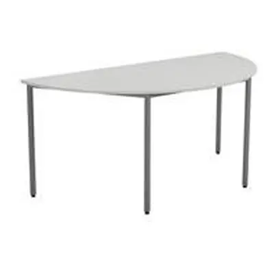 Semi-Circular Multipurpose Table 18mm Top 1600 x 800 - OMPT1680SEMIWH