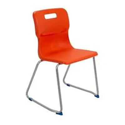 Titan Skid Base Chair Size 6 - 460mm Seat Height - Orange - T26-O