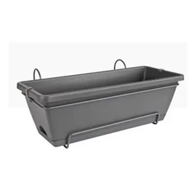 Elho Allin1 50cm Balcony Planter Set ANTHRACITE