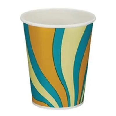 Single Wall Cold Paper Cup PE Lined 9oz Assorted (Pack of 1000) D01102