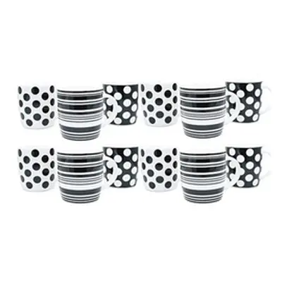 Fixtures 12oz Black & White SPOTTY & STR