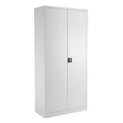 Legato Steel Double Door Cupboard 1950mm - White Ref TCSDDC1950WH