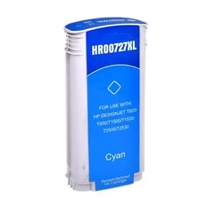 G+G Compatible HP 727XLC Hi Yield Cyan Ink Cartridge B3P19A