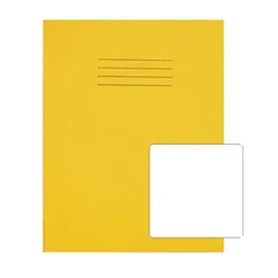 Rhino Exercise Book Plain 80 Pages 9x7 Yellow (Pack of 100) VC48990