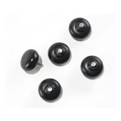 Set Of 5 11mm Onion Glides - Black - AC1030