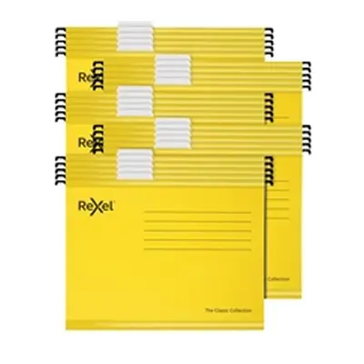 Rexel Classic Suspension Files Foolscap Yellow (25 Pack)