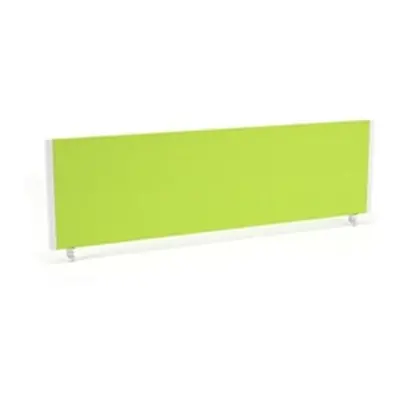 Impulse/Evolve Plus Bench Screen 1400 Bespoke Myrrh Green White Frame