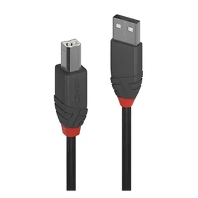 Lindy Anthra Line USB 2.0 Type A to B Cable 3m Black 36674