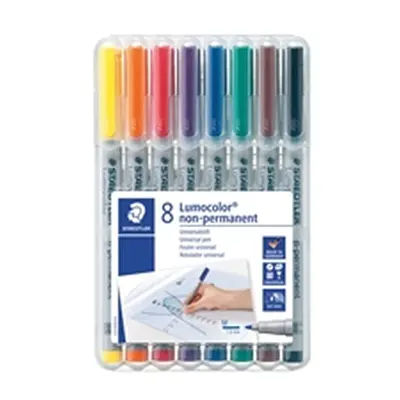 Staedtler Lumocolour Universal Pen Water Soluble Medium - 315-WP8