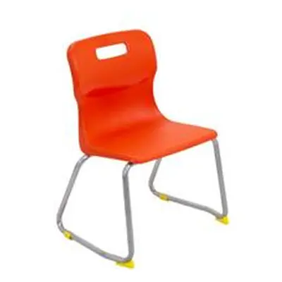 Titan Skid Base Chair Size 3 - 350mm Seat Height - Orange - T23-O