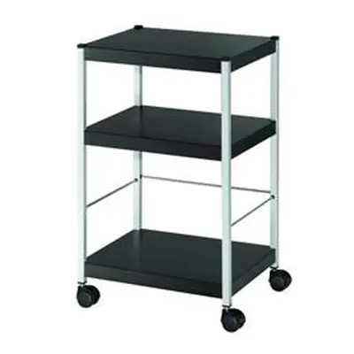 Fast Paper Mobile 3 Shelf Trolley Small - FDP3S01