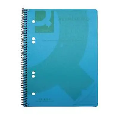 Q-Connect Spiral Bound Polypropylene Notebook 160 Pages A5 Blue (5 Pk)