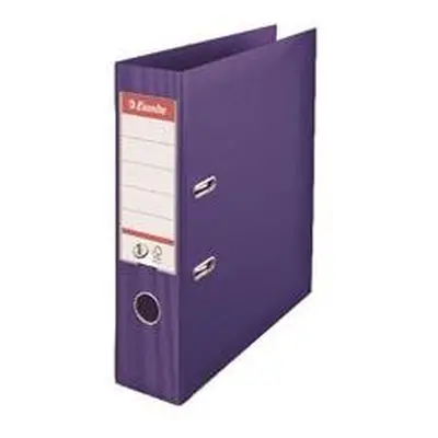 Esselte 75mm Lever Arch File Polypropylene A4 Purple (10 Pack)