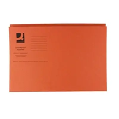 Q-Connect Square Cut Folder Mediumweight 250gsm Foolscap - KF01188