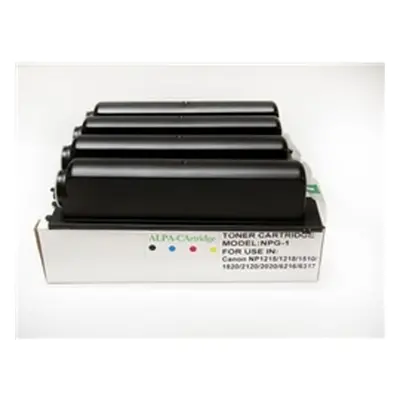 Alpa-Cartridge Comp Canon NP1215 Black Toner (Box of 4) NPG-1 - NPG-1