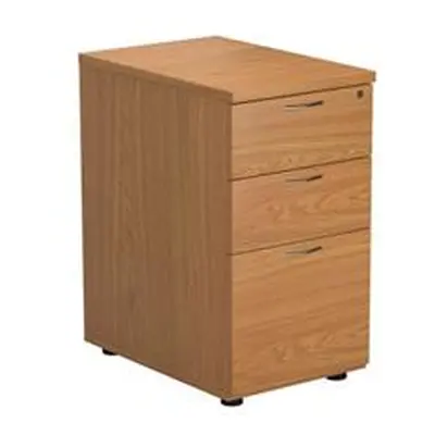 Mezzo Desk High 3 Drawer Pedestal - 600 Deep - Oak - TESDHP3NO