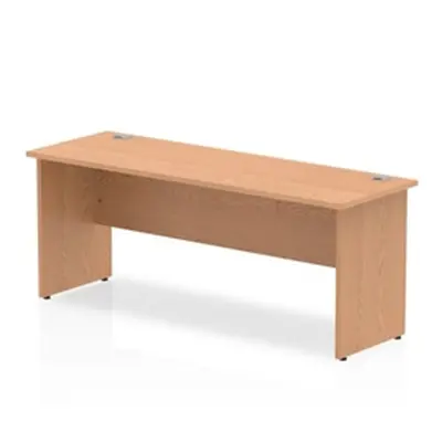 Impulse 1800/600 Rectangle Panel End Leg Desk Oak - MI002701