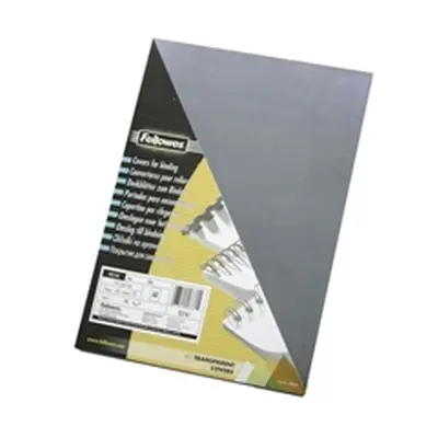 Fellowes Transpsarent Plastic Covers 150 Micron (100 Pack)