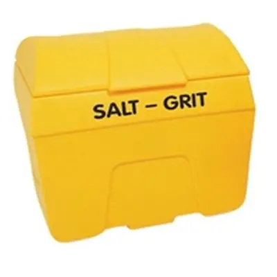 Yellow Winter Salt and Grit Bin 200 Litre No Hopper