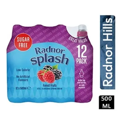 Radnor Splash Sugar Free Forest Fruits 12x500ml