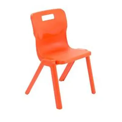 Titan One Piece Chair Size 4 - 380mm Seat Height - Orange - T4-O