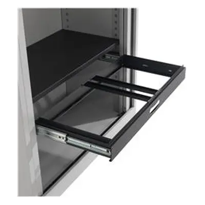 Steel Open Tambour Filing Frame - Black - TCSOTFF