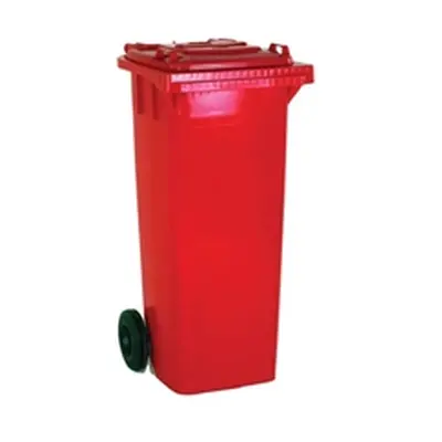 Wheelie Bin 120 Litre Red 331115