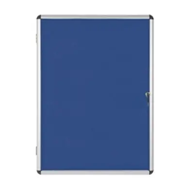 Bi-Office Enclore Lockable Board, Blue F