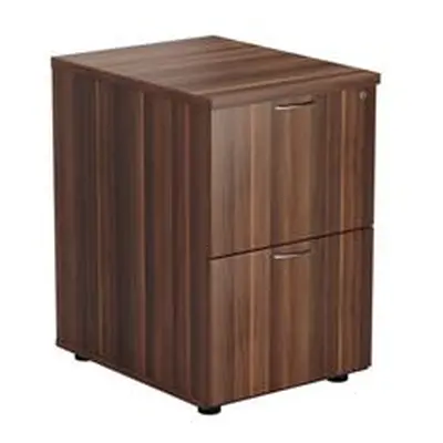 Mezzo 2 Drawer Filing Cabinet - Dark Walnut - TES2FCDW