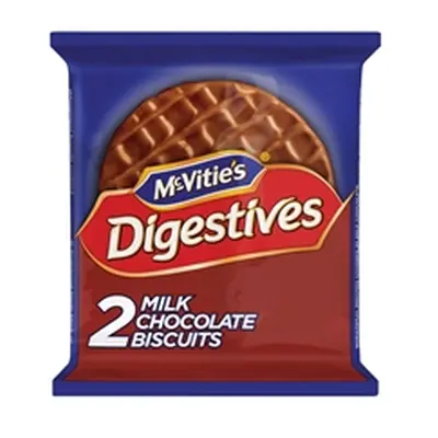 McVitie's Milk Chocolate Digestives 33g (Pack of 24) 32404