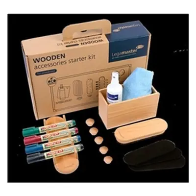 Legamaster WOODEN Whiteboard Accessory Set 17-piece