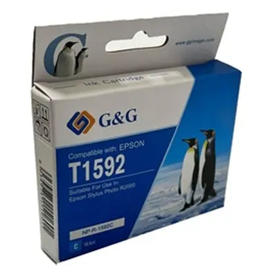 G+G Compatible Epson T1592 Cyan C13T159240 Inkjet