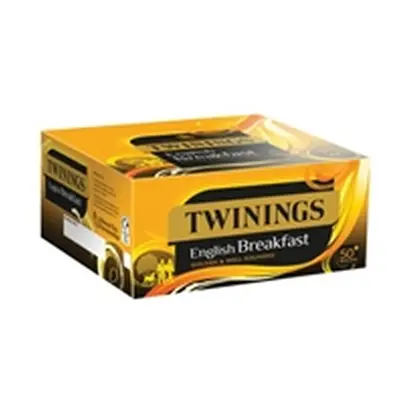 Twinings English Breakfast Envelope Tea Bags (50 Pack) x6 F09583